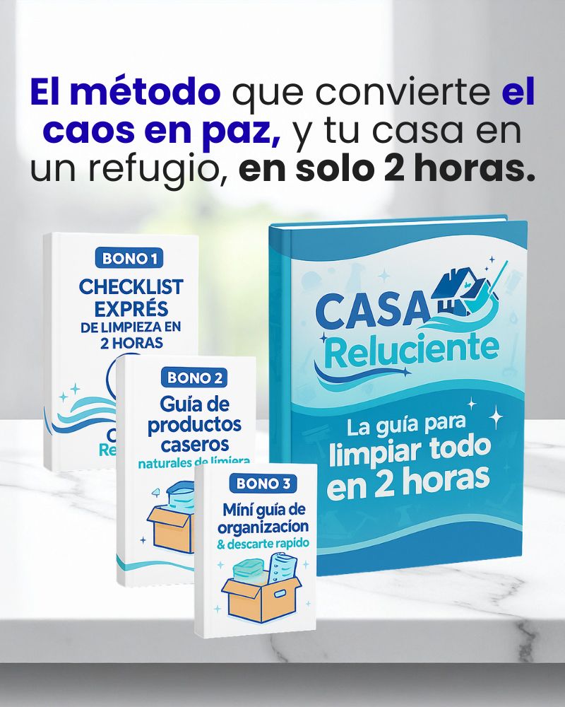El método que convierte el caos en paz, y tu casa en un refugio, en solo 2 horas.